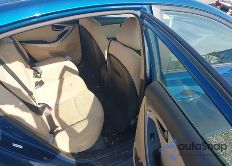 2013 Hyundai Elantra Gls from USA, damaged, VIN KMHDH4AE5DU952580